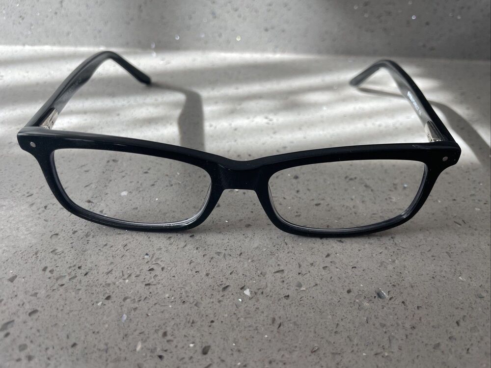 Eyebuydirect Mandi M 52-17-140 C3 Black Acetate Eyeglasses FRAMES ONLY full rim